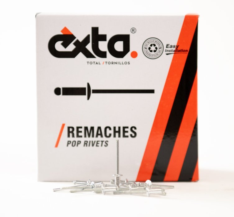 Remache EXTA 3/16" X 1/2" (500 pzs)